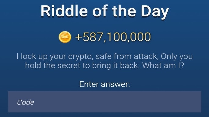 X Empire Riddle of the Day 28 September 2024